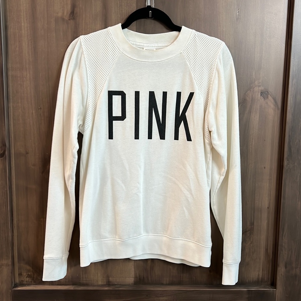 PINK white sweater